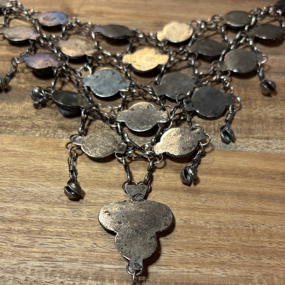 Multi-Stone Statement Necklace - image 7
